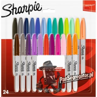 Markery permanentny SHARPIE FINE 24szt.-zestaw 2065405