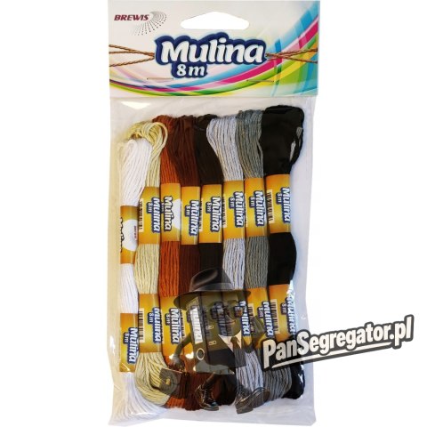 Mulina biały/beże/brązy/czarne MUL01 BREWIS