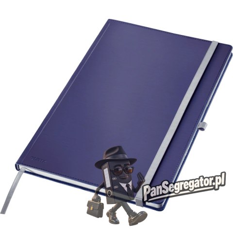Notatnik w twardej oprawie Style A4 w kratkę niebieski 44761069 LEITZ