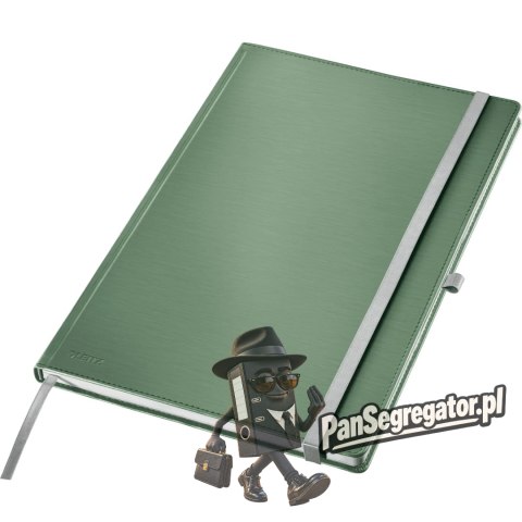 Notatnik w twardej oprawie Style A4 w kratkę seledynowy 44761053 LEITZ