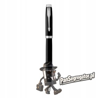 Pióro kulkowe IM MATTE BLACK chromowane wykończenie 2143634 PARKER