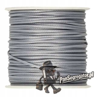 Sznurek bawełniany woskowany 1mm*25m srebrny SBW3 BREWIS