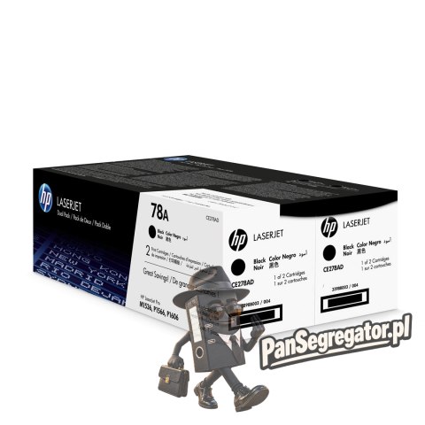 TONER HP 78A CE278AD Czarny DUAL Pack