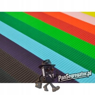 Tektura falista mała 25x35cm mix 10 arkuszy TF-2535 ALIGA