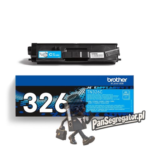 Toner Brother niebieski TN326C=TN-326C, 3500 str.