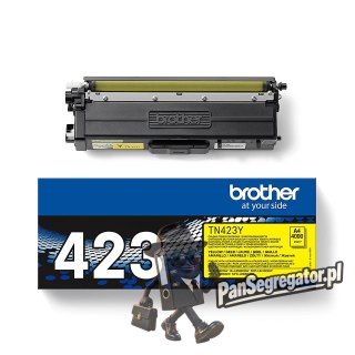 Toner Brother żółty TN423Y=TN-423Y, 4000 str.