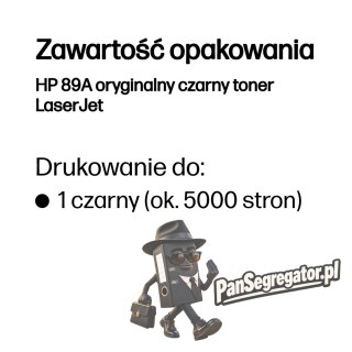Toner HP czarny HP 89A, HP89A=CF289A, 5000 str.