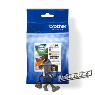 Tusz Brother LC-426VAL 4pack: Czarny, Cyjan, Purpurowy, Żółty