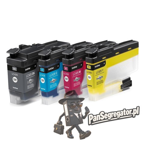 Tusz Brother LC-426VAL 4pack: Czarny, Cyjan, Purpurowy, Żółty