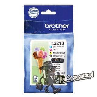 Tusze Brother LC-3213VAL black Cyan Magenta Yellow