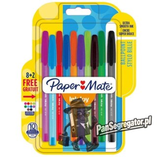 Zestaw długopisów INKJOY 10kol. 1,0mm PAPERMATE 1956751