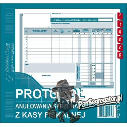 171-2 Prot.anul.sprz.z.kasy N! 2/3 MICHALCZYK I PROKOP