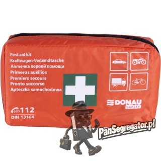 Apteczka samochodowa DONAU SAFETY materiałowa DIN pomarańczowa 32542411-07