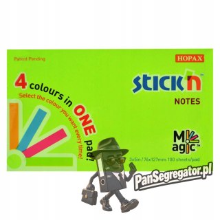Bloczek STICK"N MAGIC PAD 76x127mm neon mix kolorów 21573