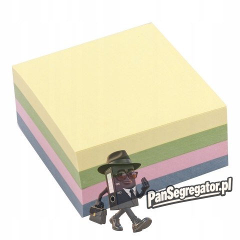 Bloczek klejony 85x85x40mm pastelowy D.RECT 009459