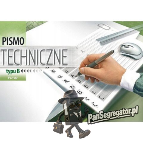 Blok A4 pismo techniczne typ B proste Kreska