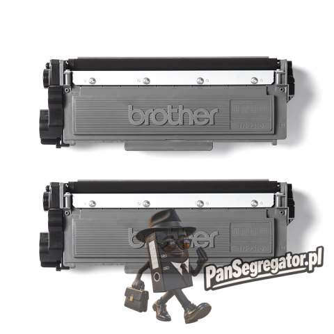 Brother TN-2320TWIN kaseta z tonerem 1 szt. Oryginalny Czarny