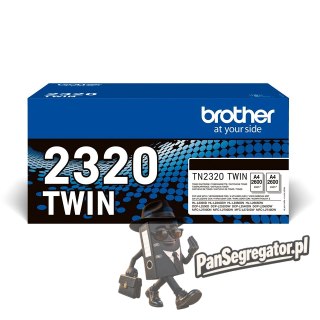 Brother TN-2320TWIN kaseta z tonerem 1 szt. Oryginalny Czarny