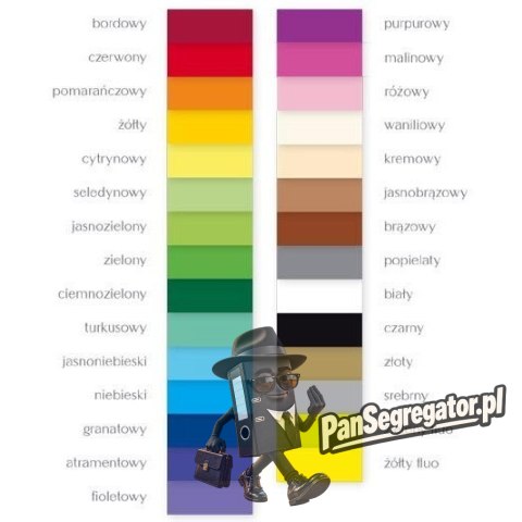 Brystol A3 170g (20 arkuszy) brązowy KRESKA