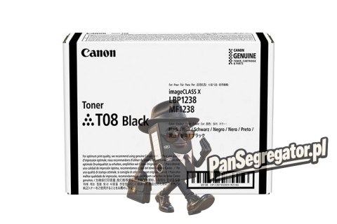 Canon TONER T08 3010C006 kaseta z tonerem 1 szt. Oryginalny Czarny