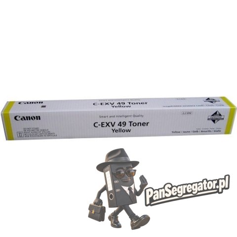 Canon Toner C-EXV49 8527B002 Yellow, Wydajność 19000 stron
