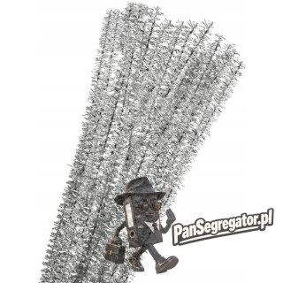 Druty pluszowe DPK-02 srebrne