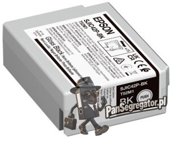 Epson SJIC42P-BK nabój z tuszem 1 szt. Oryginalny Czarny