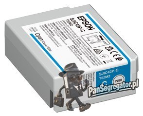 Epson SJIC42P-C nabój z tuszem 1 szt. Oryginalny Cyjan