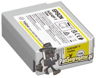 Epson SJIC42P-Y nabój z tuszem 1 szt. Oryginalny Żółty