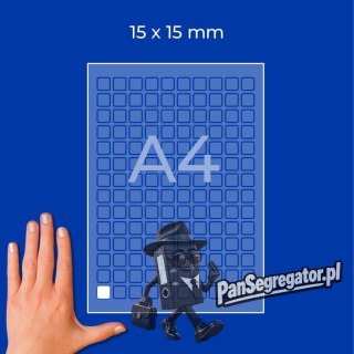 Etykiety do oznaczeń PPWR foliowe z trwałym klejem białe 15x15mm (8 ark.) L7071-8 AVERY ZWECKFORM