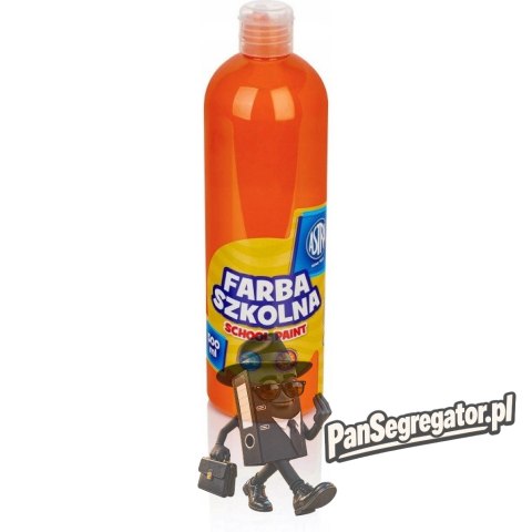 Farba plakatowa w tubkach 500ml szkolna pomarańczowa 301112007 ASTRA
