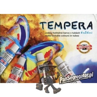 Farby TEMPERY 16ml. 6 kolorów 162547 KOH-I-NOOR