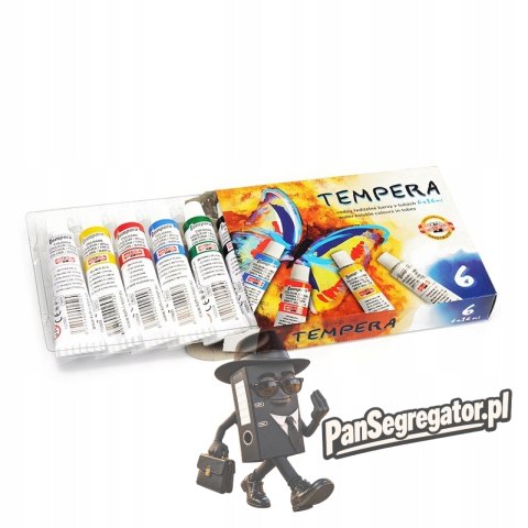 Farby TEMPERY 16ml. 6 kolorów 162547 KOH-I-NOOR