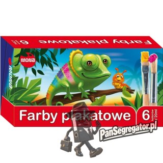 Farby plakatowe MONA 6 kol.20 ml 0081 ST.MAJEWSKI