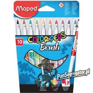 Flamastry COLORPEPS BRUSH 10szt. 848010 MAPED