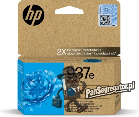 HP 937E EVOMORE CYAN/EN/DE/PL/CZ INK CARTRIDGE