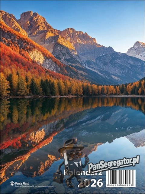 Kalendarz biurkowy pionowy 2026 0405-0900-99 Panta Plast