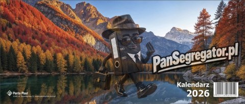 Kalendarz biurkowy poziomy 2026 0405-0902-99 Panta Plast