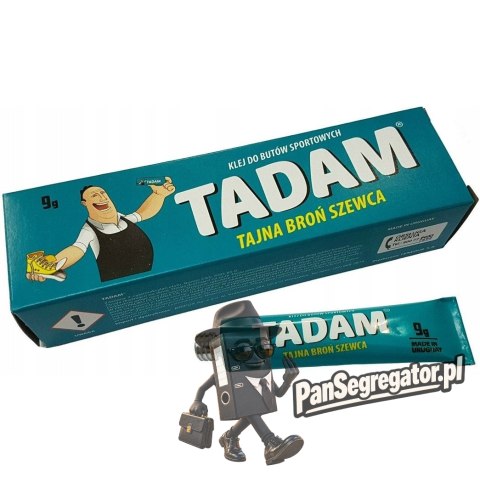 Klej TADAM 9g, super mocny,trwały,elastyczny,przeźroczysty,szybki BRIPOX