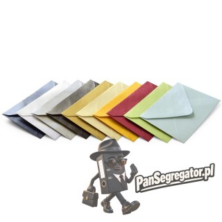 Koperta B7 mix kolorów metalizowanych (100szt.) 120g/m2 280599 Galeria Papieru