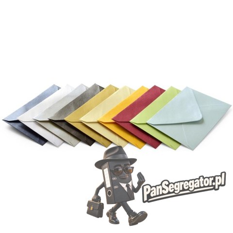 Koperta B7 mix kolorów metalizowanych (100szt.) 120g/m2 280599 Galeria Papieru