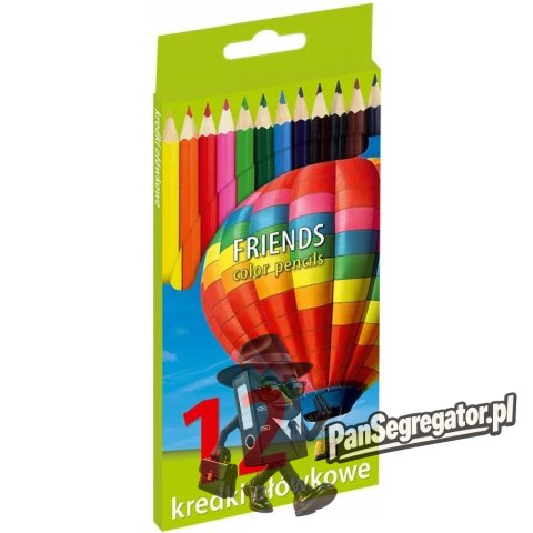 Kredki 12kol FRIENDSHIP/UNIONL /GRAND 170-1374/170-1373