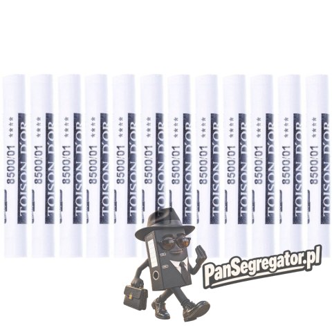 Kredki pastele suche TITANIUM WHITE (12szt.) 8500-01 KOH-I-NOOR