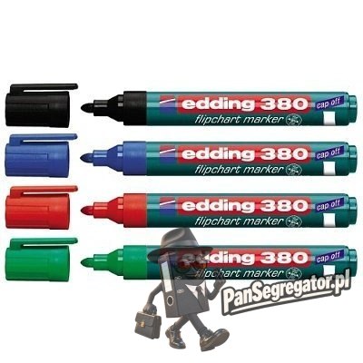 Marker flipchart okrągły 1.5-3mm niebieski EDDING 380/003/N