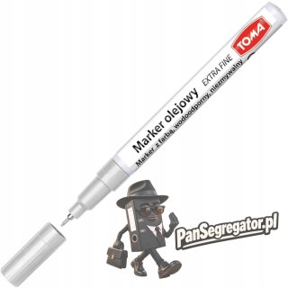 Marker olejowy EXTRA FINE srebrny TO-442 TOMA