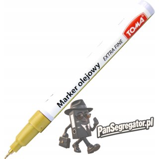 Marker olejowy EXTRA FINE złoty TO-442 TOMA