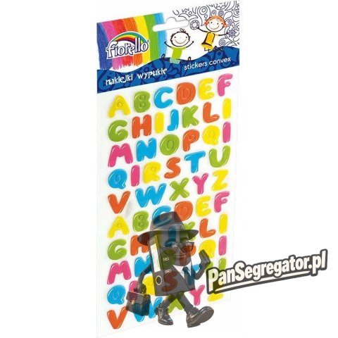 Naklejki wypukłe FIORELLO GR-NP141 litery 170-2457