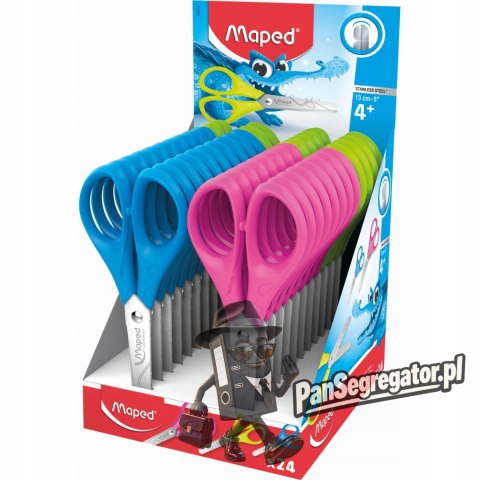 Nożyczki ESSENTIALS szkolne 13cm MAPED 464212