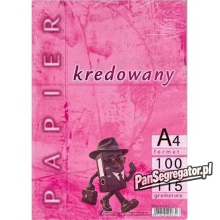 Papier A4 115g kredowany (100) KRESKA