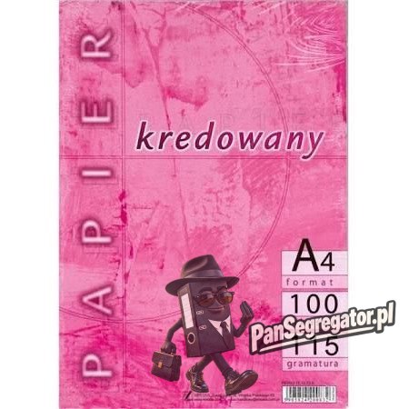 Papier A4 115g kredowany (100) KRESKA